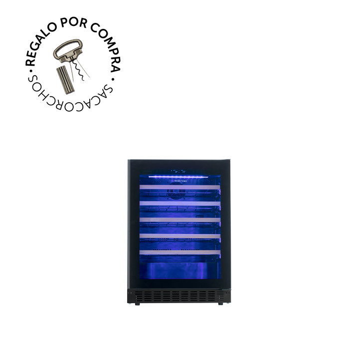 CAVA GLASS DOOR EDITION PARA 56 BOTELLAS - SIMPLE TEMPERATURA