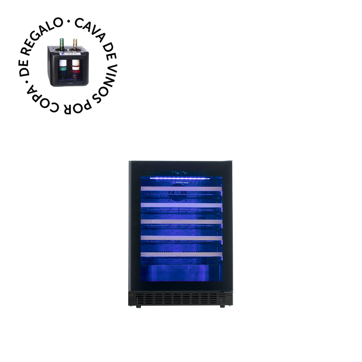 CAVA GLASS DOOR EDITION PARA 56 BOTELLAS - SIMPLE TEMPERATURA