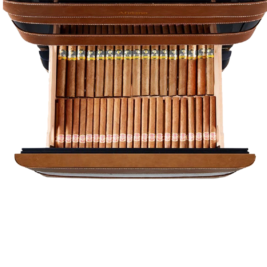 Humidor de Lujo para 1200 Cigarros de Cuero Elegante