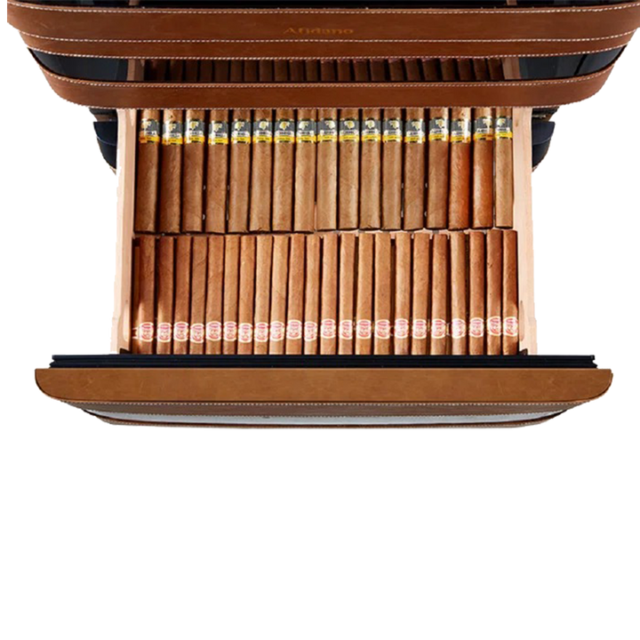 Humidor de Lujo para 1200 Cigarros de Cuero Elegante