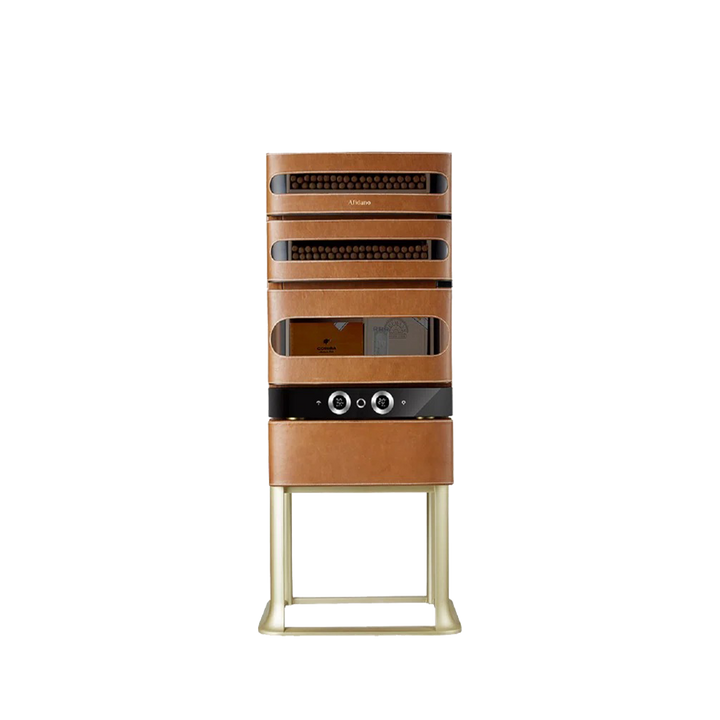 Humidor de Lujo para 250 Cigarros de Cuero Elegante