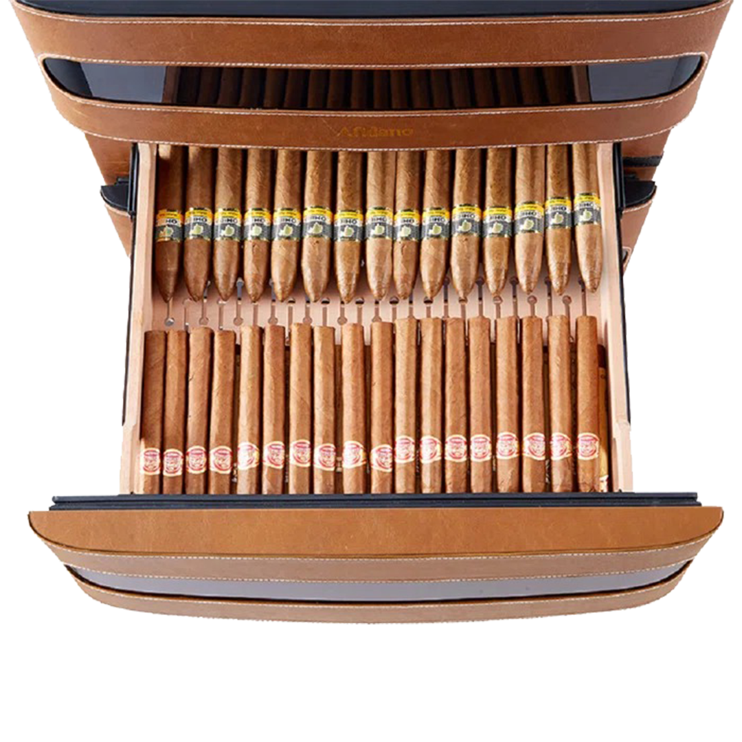 Humidor de Lujo para 250 Cigarros de Cuero Elegante