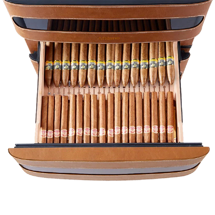 Humidor de Lujo para 250 Cigarros de Cuero Elegante