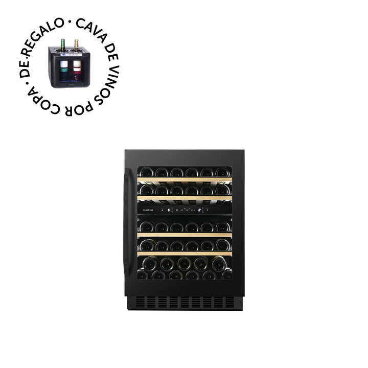 CAVA PANELABLE ~ BUILT IN EDITION ~ PARA 39 BOTELLAS ~ DOBLE TEMPERATURA