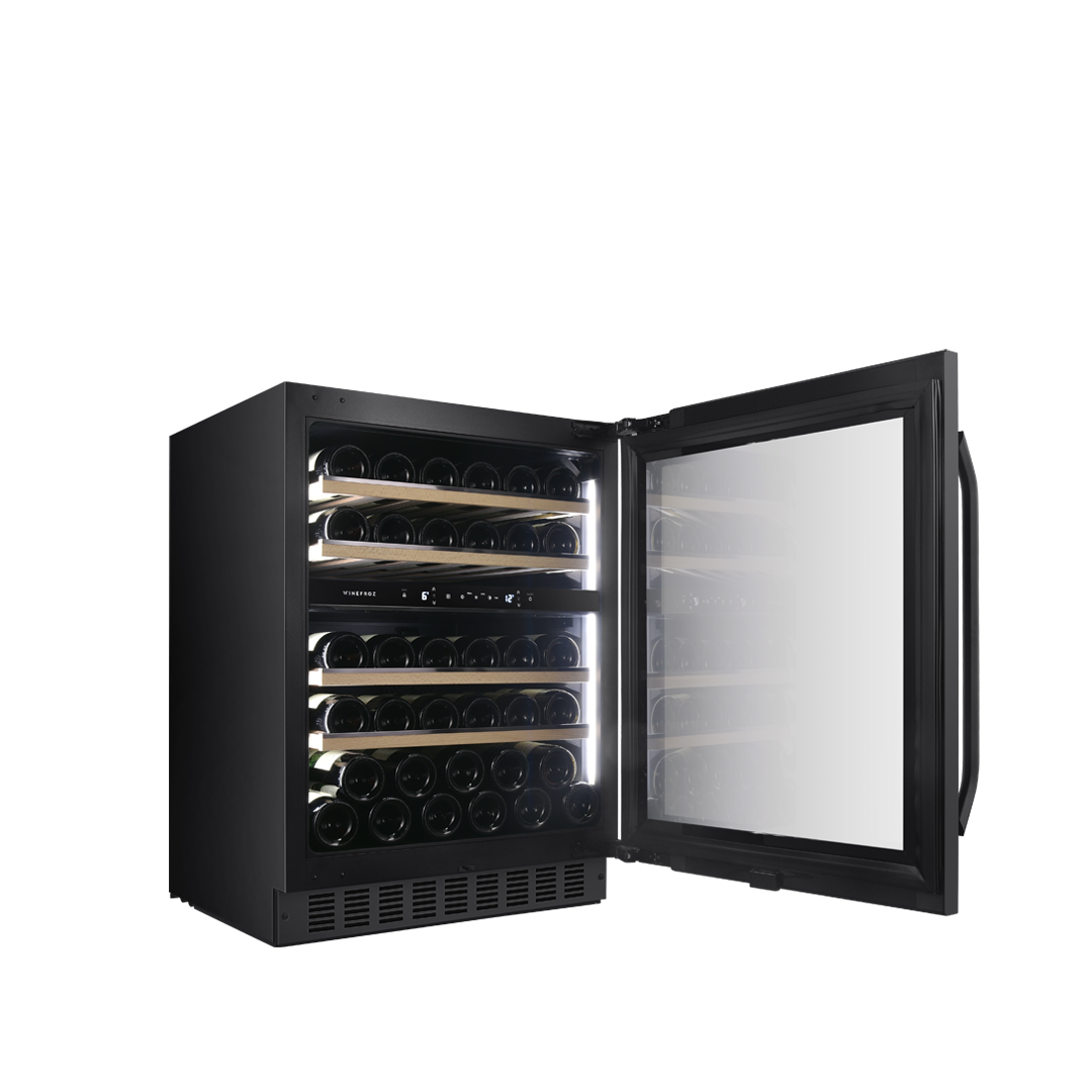 CAVA PANELABLE ~ BUILT IN EDITION ~ PARA 39 BOTELLAS ~ DOBLE TEMPERATURA