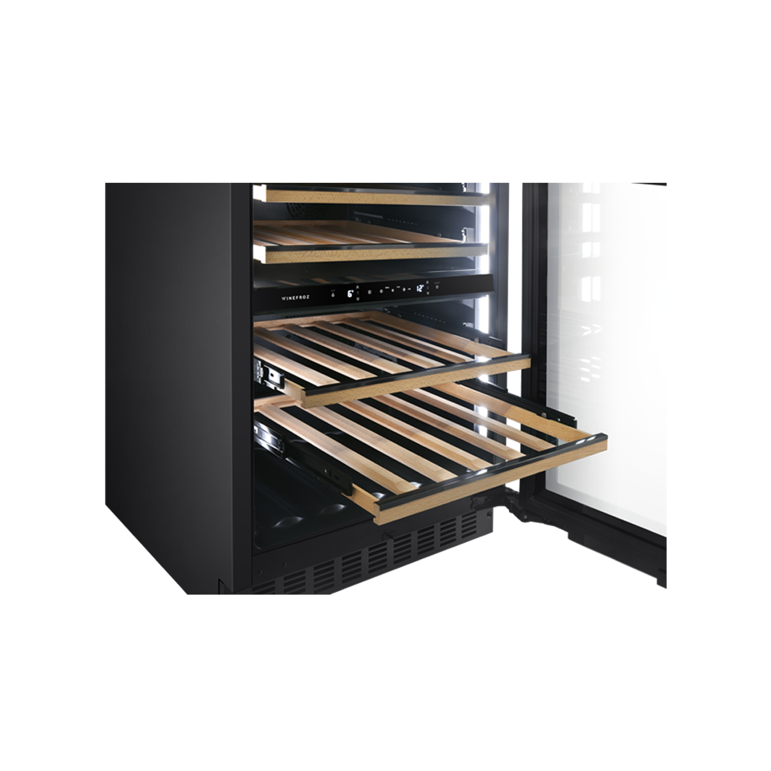 CAVA PANELABLE ~ BUILT IN EDITION ~ PARA 39 BOTELLAS ~ DOBLE TEMPERATURA