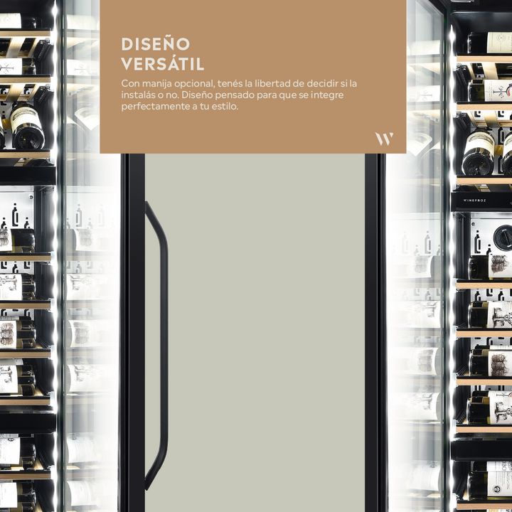 CAVA PANELABLE ~ BUILT IN EDITION ~ PARA 71 BOTELLAS ~ TRIPLE TEMPERATURA