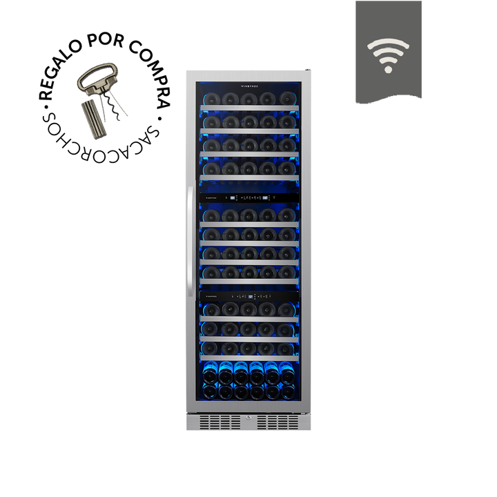 CAVA WIFI LUXURY EDITION PARA 119 BOTELLAS - TRIPLE TEMPERATURA