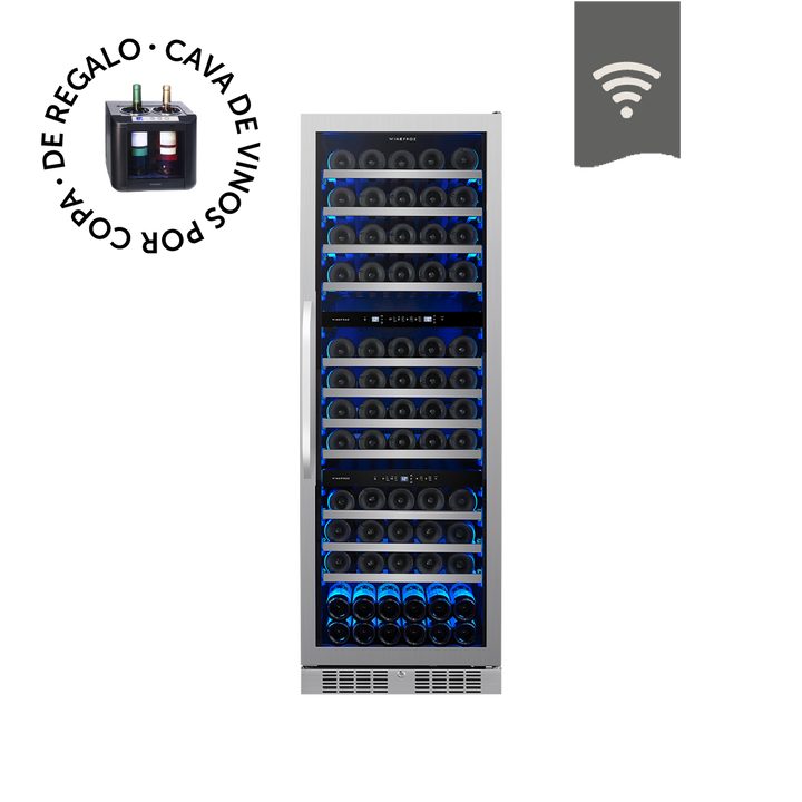 CAVA WIFI LUXURY EDITION PARA 119 BOTELLAS - TRIPLE TEMPERATURA