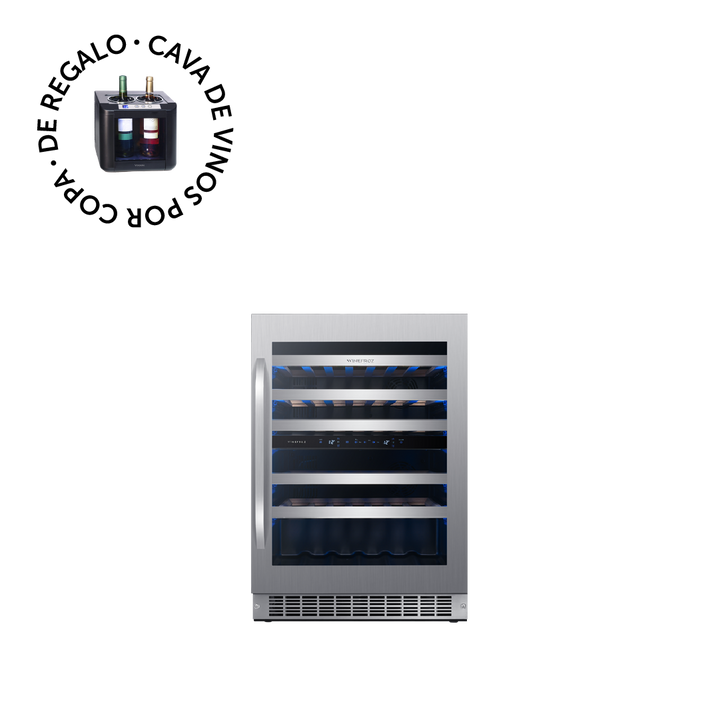 CAVA LUXURY EDITION PARA 46 BOTELLAS - DOBLE TEMPERATURA