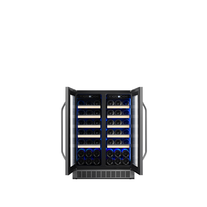 CAVA WIFI LUXURY EDITION ACERO INOXIDABLE NEGRO PARA 42 BOTELLAS  - DOBLE TEMPERATURA