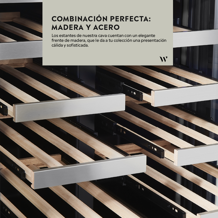 CAVA WIFI LUXURY EDITION PARA 42 BOTELLAS - DOBLE TEMPERATURA