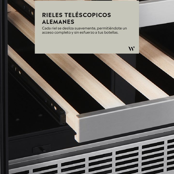 CAVA WIFI LUXURY EDITION PARA 42 BOTELLAS - DOBLE TEMPERATURA