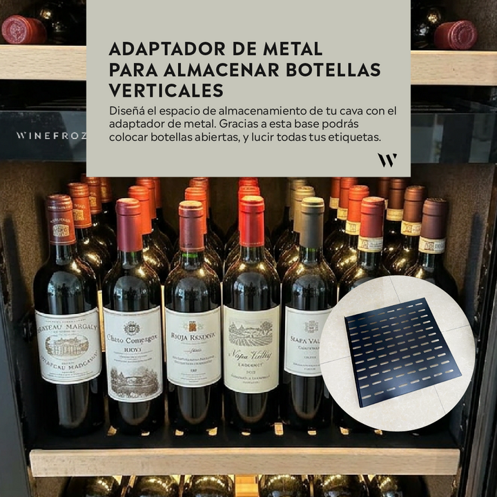 CAVA GLASS DOOR EDITION PARA 166 BOTELLAS - SIMPLE TEMPERATURA (LEFT HAND)